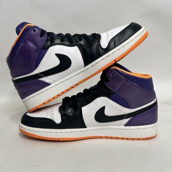 Nike Shoes Air Jordan 1 Mid Retro “Phoenix Suns” 2024 - Picture 3 of 9